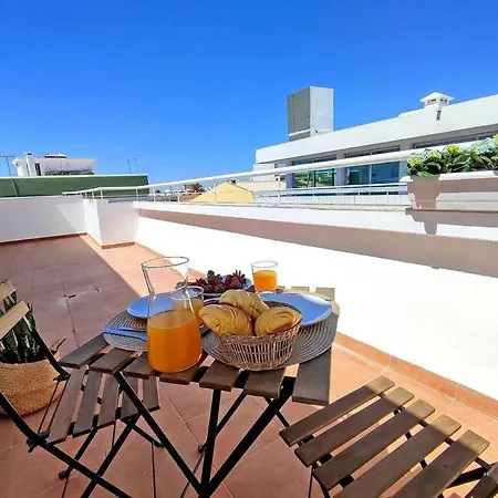 Lovely Terrace Baixa Appartement District de Faro